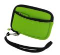 rooCase SLV2 Green Neoprene Sleeve Case for Creative Vado HD Camcorder
