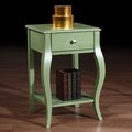 Alexandra Green Distressed One-drawer Nightstand