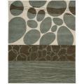 Hand-tufted Dimensions Seafoam Wool Rug (7'6 x 9'6)