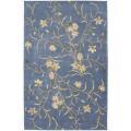 Hand-tufted Julian Blue Wool Rug (3'6 x 5'6)