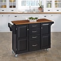 Home Styles Create-a-Cart Black Finish Cart