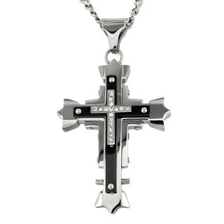 Men's necklace cross for guys silver  Necklaces