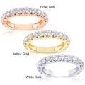 14k Gold 1 1/2ct TDW Semi-Eternity Diamond Wedding Band (G-H, I1-I2)