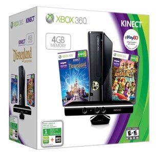 XBOX 360 - Kinect Holiday Bundle w/Disneyland Adventures & Kinect Adventures 4 GB