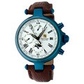 Steinhausen Men's Three Eyes Automatic Blue Case White Dial Watch