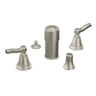 Moen Brushed Nickel Two-Handle Bidet Faucet