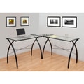 Calico Designs Black/ Clear Glass Jameson LS Workcenter
