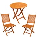 Royal Tahiti Leganes 3-Piece Outdoor Folding Bistro Set