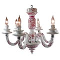 Maya 6-arm Ceramic Chandelier