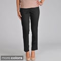 Focus 2000 Women's Double Banded Waistband Straight Pant