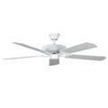 White 5-blade Porch Fan