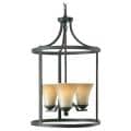 Fallsburg 3-light Heirloom Bronze Finish Foyer Chandelier