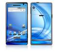 'Abstract Blue' Motorola Droid Decal Skin