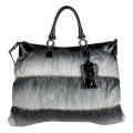 Ermanno Scervino Grey Pleated Satchel