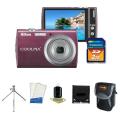 Learn Nikon Coolpix S230 10MP Camera Information Here Nikon CoolPix S-230 10 MP Digital Camera with Camera Accessories Kit (Refurbished)