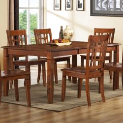 Athens 7-piece Walnut Dining Set