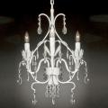 Versailles 3-light White Crystal Mini Chandelier