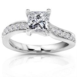 14k White Gold 3/4ct TDW Diamond Engagement Ring (H-I, I1-I2)