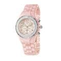 TechnoMarine Women's 'Ceramic' Pink Quartz Diamond Watch