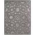 Hand-tufted Symphony Pattern Grey Rug (8' x 11')
