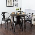 Tabouret Charcoal Grey Stacking Chairs (Set of 4)
