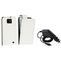 BasAcc White Case/ Car Charger for Samsung Galaxy S II/ S2 i9100