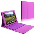 BasAcc Leather Case Stand with Bluetooth Keyboard for Apple iPad 2