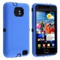 BasAcc Black/ Blue Hybrid Case for Samsung Galaxy S II/ S2 i9100