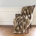Wild Mannered Luxury Long Hair Faux Fur 58x60 Lap Throw