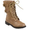 Hailey Jeans Co. Women's 'Cedes' Buckle Detail Lace-up Boots