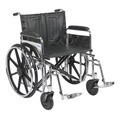 Sentra Extra Heavy Duty Wheelchair with Various Arm Styles and Front Rigging Options