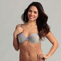 247 Frenzy Women's Grey Pin Dot T-shirt Bra