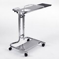 Studio Designs Clear Glass Laptop Cart