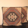 Tribal Indo Kilim Pillows (Set of Two)