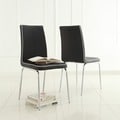 ETHAN HOME Matilda White Retro Modern Dining Chair (Set of 2)