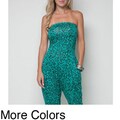 Stanzino Women's Strapless Felion Jumpsuit