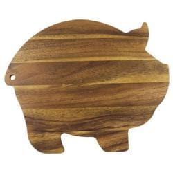 Ironwood Gourmet Pig-shaped Acacia Wood Cutting Board