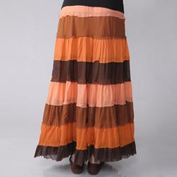 Adi Designs Options Junior's Tiered Gauzy Skirt