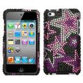 Super Star Apple iPod Touch 4 Rhinestone Case