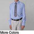 Gioberti by Boston Traveler Boy's Dress Shirt and Tie Set