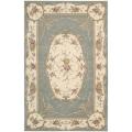 Hand-tufted French Empire Green Rug (5'6 x 8'6)