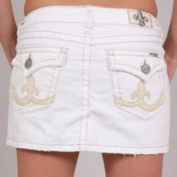 Laguna Beach Women's 'Manhattan Beach' White Denim Mini Skirt 