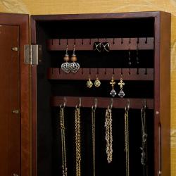 Alto Photo Display Wall-mount Cherry Jewelry Armoire