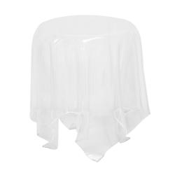 Blair Clear Modern Tablecloth 'Illusion' Acrylic Table