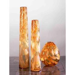 Impulse Small Amber Giglio Vase (Pack of 4)