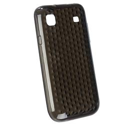 Smoke Mid Diamond TPU Case/ Screen Protector for Samsung T959 Vibrant