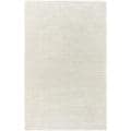 Hand-crafted Solid White Casual Mesa Wool Rug (8' x 11')