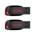 SanDisk 8GB Cruzer Blade USB Flash Drive (Pack of 2)