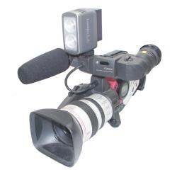 Lumiere L.A. Duo LED Camera Video Camcorder Light with 2 NPF550 Batteries