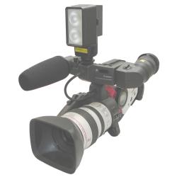 Lumiere L.A. DUOX2 LED Camera Video Camcorder Light with 2 NPF750 Batteries